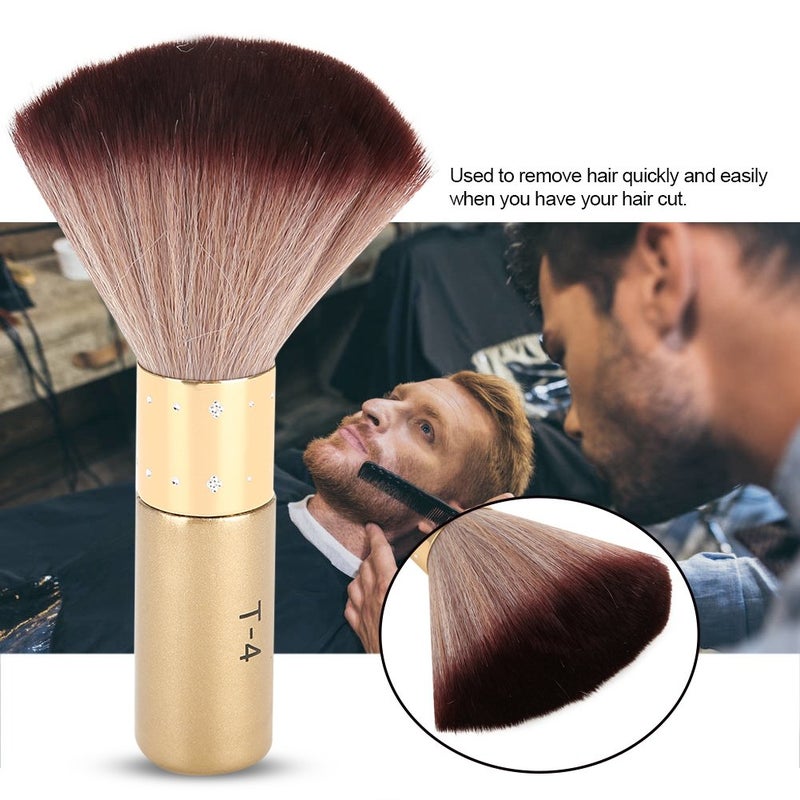 woobles Shaving Powder, Soft Hair Brush, Professional Hairdressing Neck Duster Clean Haircut Salon Barber Tool - Image 2